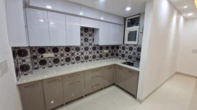 Kitchen Image of 1043 Sq.ft 3 BHK Builder Floor for sale in Pochanpur Colony New Delhi for Rs. 9500000