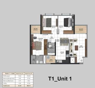 Image of 700 Sq.ft 1 BHK Apartment / Flat for sale in Kondhwa, Pune for Rs. 4400000