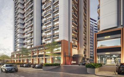 Image of 1575 Sq.ft 2 BHK Apartment / Flat for sale in MBA Om Height, Zundal, Ahmedabad for Rs. 6125000