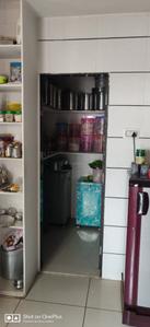 Kitchen Image of 790 Sq.ft 2 BHK Apartment / Flat for sale in Seven Eagle Corporation Om Residency, Nana Varachha Surat for Rs. 4200000
