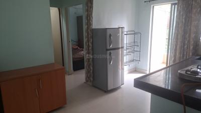 Kitchen Image of 650 Sq.ft 1 BHK Apartment / Flat for rent in Kumar Paradise, Magarpatta City Pune for Rs. 24000
