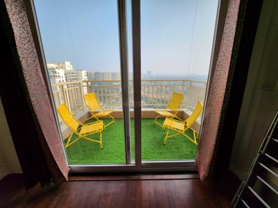 Balcony Image of 2350 Sq.ft 3 BHK Apartment / Flat for rent in Adani Water Lily, Shantigram Ahmedabad for Rs. 80000