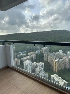 Balcony Image of 1500 Sq.ft 2 BHK Apartment / Flat for rent in DSS Mahavir Spring, Thane West Thane for Rs. 48000
