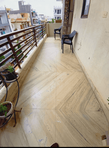 Balcony Image of 1600 Sq.ft 3 BHK Builder Floor for rent in Sector 46 Gurgaon for Rs. 55000