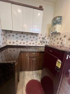 Kitchen Image of 600 Sq.ft 1 BHK Builder Floor for rent in Hari Nagar New Delhi for Rs. 16000