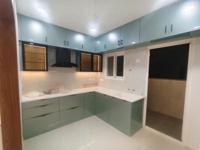 Kitchen Image of 2000 Sq.ft 3 BHK Apartment / Flat for rent in Rajapushpa Provincia, Narsingi Hyderabad for Rs. 75000