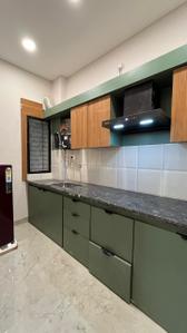 Kitchen Image of 1000 Sq.ft 1 BHK Builder Floor for rent in Scheme No 114 Indore for Rs. 18000