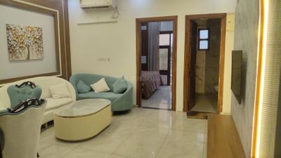 Living Room Image of 1300 Sq.ft 3 BHK Apartment / Flat for rent in Microtek Palm Drive, Sector 3 Bahadurgarh for Rs. 15000