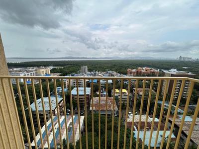 Balcony Image of 1650 Sq.ft 3 BHK Apartment / Flat for rent in EV 10 Marina Bay, Vashi Navi Mumbai for Rs. 85000