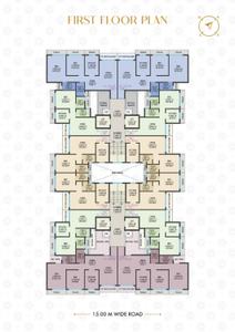 Image of 716 Sq.ft 1 BHK Apartment / Flat for sale in Shiv Avani, Pushpak Nagar, Navi Mumbai for Rs. 3800000