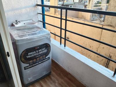 Balcony Image of 600 Sq.ft 1 BHK Independent House for rent in Kharadi Pune for Rs. 25000