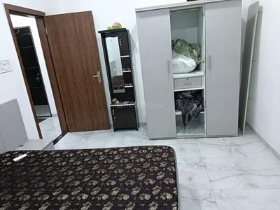 Bedroom Image of 450 Sq.ft 1 BHK Builder Floor for rent in Mahalakshmi Nagar Indore for Rs. 16500
