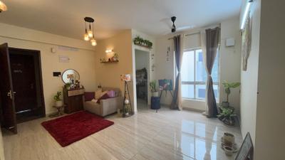 Living Room Image of 935 Sq.ft 2 BHK Apartment / Flat for rent in Rajarhat Kolkata for Rs. 25000