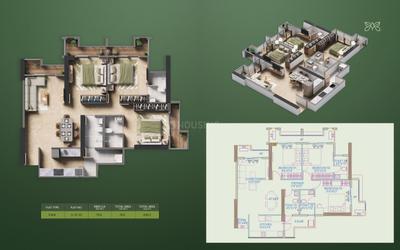 Image of 1100 Sq.ft 3 BHK Apartment / Flat for sale in Squarefeet Avatara Phase 1, Kasarvadavali, Thane for Rs. 11000000
