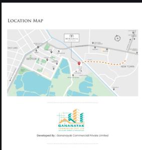 Image of 986 Sq.ft 3 BHK Apartment / Flat for sale in Gananayak Mirania Enclave, Salt Lake City, Kolkata for Rs. 6500000