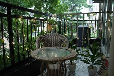 Balcony Image of 540 Sq.ft 1 RK Builder Floor for rent in Sector 53 Gurgaon for Rs. 55000