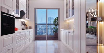 Kitchen Image of 2450 Sq.ft 4 BHK Apartment / Flat for sale in L And T Crescent Bay, Parel Mumbai for Rs. 165500000