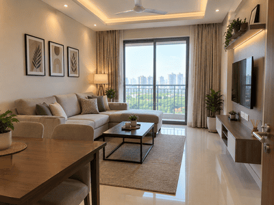 Image of 1345 Sq.ft 2 BHK Apartment / Flat for sale in Saritha Serene, Gunjur Palya, Bengaluru for Rs. 15100000