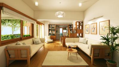 Living Room Image of 2324 Sq.ft 3 BHK Apartment / Flat for sale in Total Environment In That Quiet Earth Phase 1, Bileshivale Bengaluru for Rs. 24900000