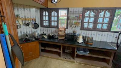Kitchen Image of 997 Sq.ft 2 BHK Apartment / Flat for rent in GS Sri Mahalakshmi Flats, Velachery Chennai for Rs. 35000