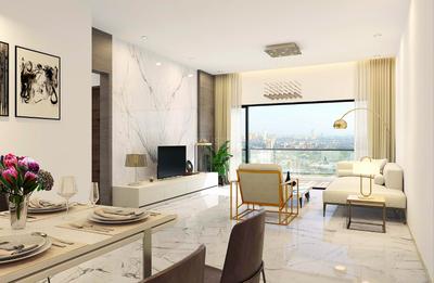 Living Room Image of 1660 Sq.ft 3 BHK Apartment / Flat for sale in Dadar West Mumbai for Rs. 55000000
