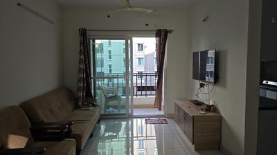 Living Room Image of 1080 Sq.ft 2 BHK Apartment / Flat for sale in Brigade Cedar, Boodihal Bengaluru for Rs. 9800000