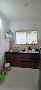 Kitchen Image of 610 Sq.ft 1 BHK Apartment / Flat for rent in Bhandari Nea Pure Homes, Sus Pune for Rs. 24999
