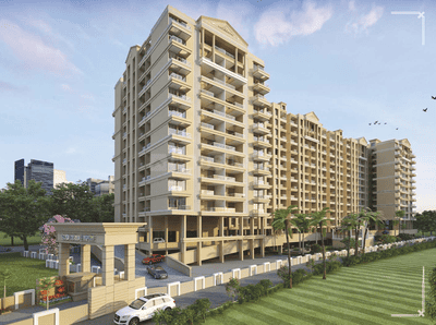 Image of 1370 Sq.ft 3 BHK Apartment / Flat for sale in Kiwale, Pune for Rs. 9500000