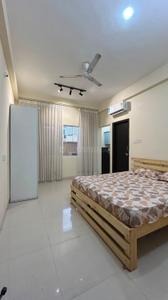 Bedroom Image of 651 Sq.ft 1 RK Apartment / Flat for rent in Vijay Nagar Indore for Rs. 15000