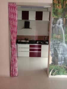 Kitchen Image of 1200 Sq.ft 2 BHK Apartment / Flat for rent in Malpani Saffron, Pathardi Phata Nashik for Rs. 30000