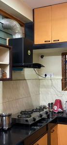 Kitchen Image of 1800 Sq.ft 3 BHK Apartment / Flat for rent in Himayath Nagar Hyderabad for Rs. 38000