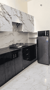 Kitchen Image of 624 Sq.ft 3 BHK Independent House for rent in Sector 7 Gurgaon for Rs. 42000