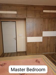 Bedroom Image of 2782 Sq.ft 4 BHK Apartment / Flat for rent in Shree Radha Jaldeep Vertex, Ambli Ahmedabad for Rs. 75000
