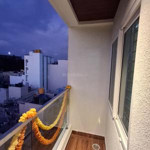 Balcony Image of 730 Sq.ft 1 BHK Builder Floor for rent in S.G. Palya Bengaluru for Rs. 26000