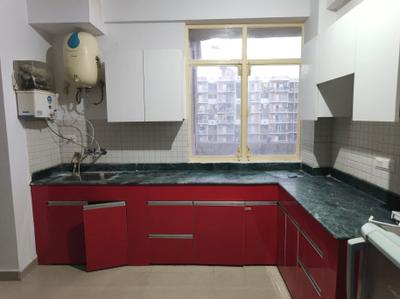 Kitchen Image of 473 Sq.ft 1 BHK Apartment / Flat for sale in Breez Global Heights, Sector 33 Sohna for Rs. 3550000
