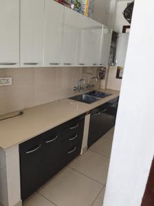 Kitchen Image of 900 Sq.ft 1 RK Builder Floor for rent in Haibowal Kalan Ludhiana for Rs. 12000