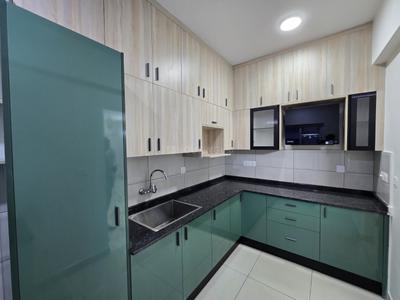 Kitchen Image of 1550 Sq.ft 3 BHK Apartment / Flat for rent in Prestige Green Gables, Panathur Bengaluru for Rs. 85000