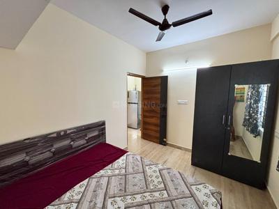 Bedroom Image of 630 Sq.ft 1 BHK Apartment / Flat for rent in HSR Layout Bengaluru for Rs. 30000