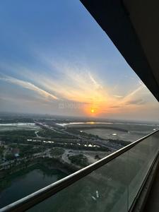 Balcony Image of 2105 Sq.ft 3 BHK Apartment / Flat for rent in Supertech Supernova, Sector 94 Noida for Rs. 90000