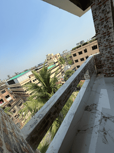 Balcony Image of 860 Sq.ft 3 BHK Apartment / Flat for sale in Airport Gate no. 1 Kolkata for Rs. 3870000
