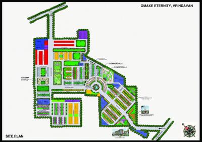 Image of 575 Sq.ft 1 BHK Apartment / Flat for sale in Omaxe Eternity, Sunrakh Bangar, Vrindavan for Rs. 4500000