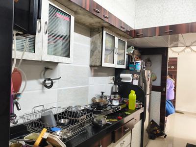 Kitchen Image of 390 Sq.ft 1 RK Apartment / Flat for sale in Borivali West Mumbai for Rs. 6800000