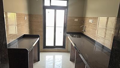 Kitchen Image of 600 Sq.ft 1 BHK Apartment / Flat for sale in Ufasa Fortune Star, Byculla Mumbai for Rs. 17500000