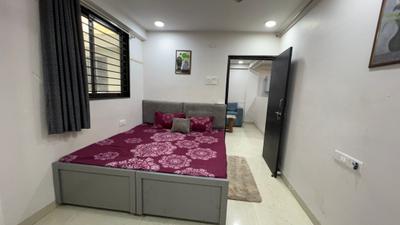 Bedroom Image of 1250 Sq.ft 2 BHK Apartment / Flat for rent in Sakar Elite Apex, Mahalakshmi Nagar Indore for Rs. 30000