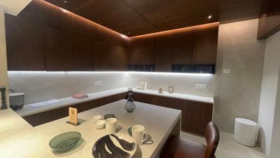 Kitchen Image of 2500 Sq.ft 4 BHK Apartment / Flat for sale in Kavisha The Portrait, Shela Ahmedabad for Rs. 15500000