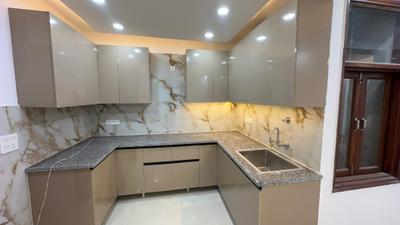 Kitchen Image of 950 Sq.ft 3 BHK Builder Floor for sale in Chhattarpur New Delhi for Rs. 7500000