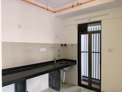Kitchen Image of 498 Sq.ft 1 BHK Apartment / Flat for rent in Runwal My City Phase II Cluster 05 Part I, Usarghar Thane for Rs. 10000