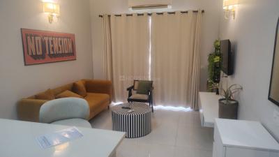 Living Room Image of 919 Sq.ft 1 BHK Builder Floor for rent in Central The Room II, Sector 33 Sohna for Rs. 39000