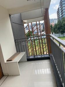 Balcony Image of 1904 Sq.ft 3 BHK Apartment / Flat for rent in Alekhya Palm Woods, Financial District Hyderabad for Rs. 60000