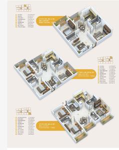 Image of 1450 Sq.ft 3 BHK Apartment / Flat for sale in Yoga Sai Srikaram, Kaggadasapura, Bengaluru for Rs. 15400000